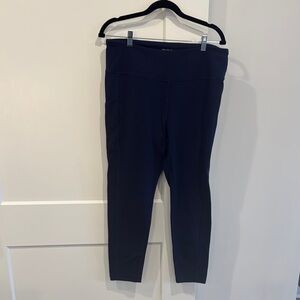 Navy Blue Women's Plus Tek Gear Leggings 1X